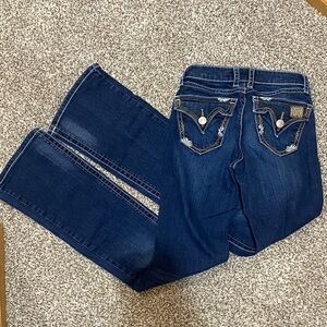 Wrangler Rock 47 Dark Blue Bootcut Jeans